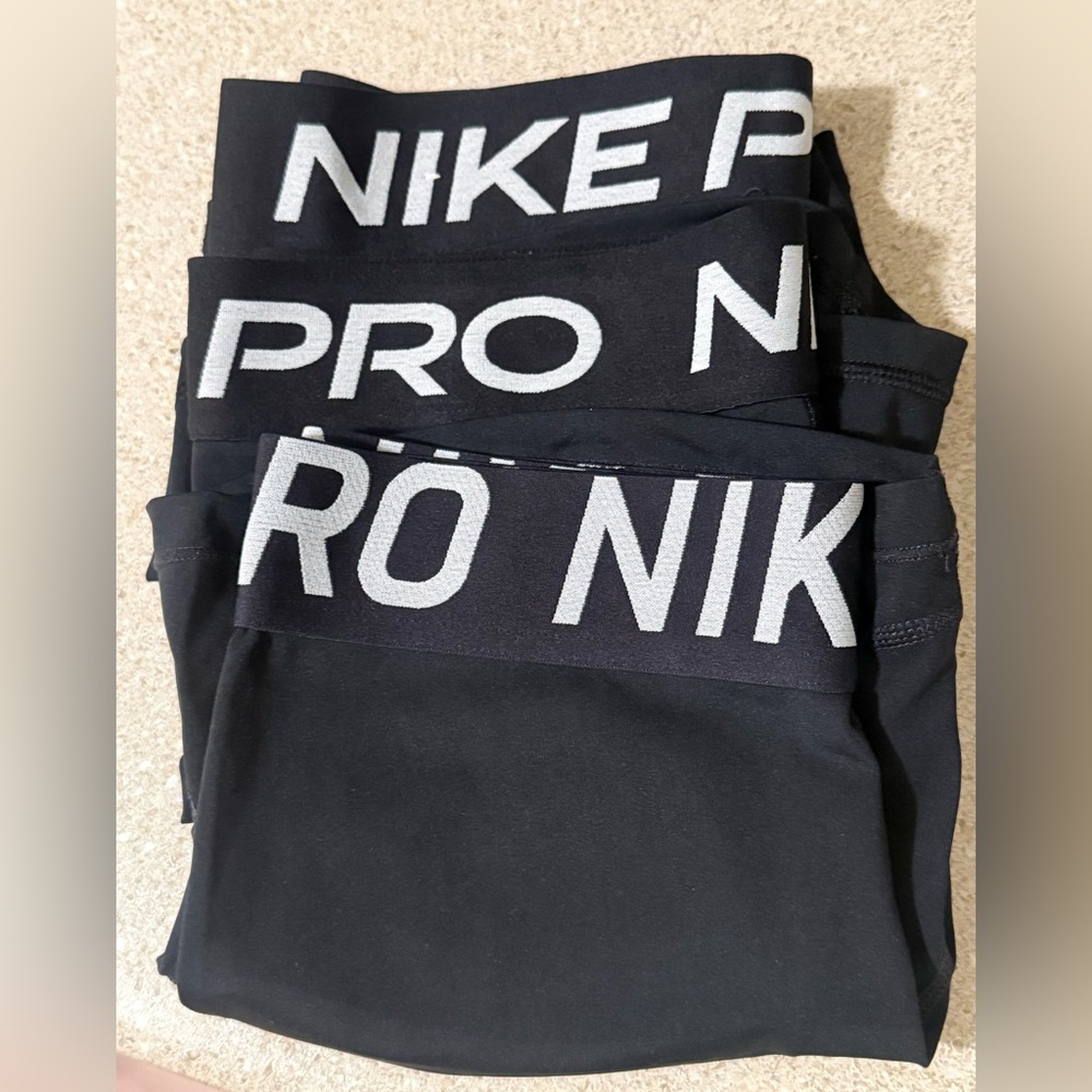 Bundle of 3 Nike Pro 3" Dri-FIT Compression Training Shorts - Size Medium